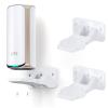 XLTTYWL Orbi WiFi 7 Wall Mount Kit, Orbit 7 Mount Bracket Optimize Space Compatible with Orbi Wi-Fi 7 Mesh Systems & All Net Gear Nighthawk Wi Fi 7 Routers(RBEWMB-10000S) (White, 2 Pack) view 1