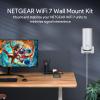 XLTTYWL Orbi WiFi 7 Wall Mount Kit, Orbit 7 Mount Bracket Optimize Space Compatible with Orbi Wi-Fi 7 Mesh Systems & All Net Gear Nighthawk Wi Fi 7 Routers(RBEWMB-10000S) (White, 2 Pack) view 3