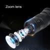 24MP Camera 1080P Video Industrial Microscope with 130X Lens and Bracket for Wins XP 7 8 10, CMOS Sensor, USB Output, 144 LED Ring Light (US Plug) view 2