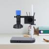 24MP Camera 1080P Video Industrial Microscope with 130X Lens and Bracket for Wins XP 7 8 10, CMOS Sensor, USB Output, 144 LED Ring Light (US Plug) view 4