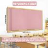 EggSun Pink Bulletin Board Paper Roll,14.8FTx47IN Large Reusable Waterproof Erasable Classroom Wall Background Backdrop, Fade-Resistant Fabric Wrapping Paper School Decors Teacher Supplies view 2