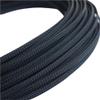 10M Flexible Cable Sleeving, Flat PET Tubing 3/4/6/8/10~16mm Mesh Braided Sleeving, Retractable Cable Sleeves for Pipe(Black,16mm) view 1