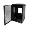 SR-WMS-18U Wall Mount Rack System, 18U, Steel, Black view 3