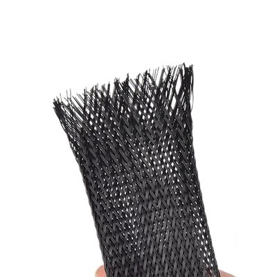10 12 14 16 18 20 25 30 35 40 50mm Flexible Wire Sleeving, 5M PET Cable Management, Black Wire Wrap Loom Tube(100mm)