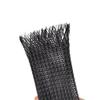 10 12 14 16 18 20 25 30 35 40 50mm Flexible Wire Sleeving, 5M PET Cable Management, Black Wire Wrap Loom Tube(100mm) view 1