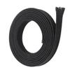 10 12 14 16 18 20 25 30 35 40 50mm Flexible Wire Sleeving, 5M PET Cable Management, Black Wire Wrap Loom Tube(100mm) view 4
