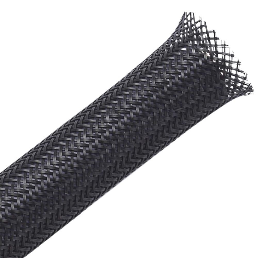 10M High-Density Cable Sheathing, 2-80mm Flexible Cable Sleeving, PET Mesh Braided Sleeving for Line Protection(2mm)
