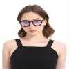 R.F.YFQH Blue Light Blocking Glasses for Women and Men, Retro Round Frame Eyeglasses Anti UV & Eyestrain (Basil Green) view 2