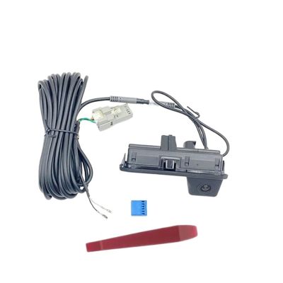 Rear Reverse Backup Camera Compatible For VW Virtus 2018-2024 Canbus Dynamic Trajectory Camera Plug And Play Without Coding