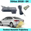 Rear Reverse Backup Camera Compatible For VW Virtus 2018-2024 Canbus Dynamic Trajectory Camera Plug And Play Without Coding view 2