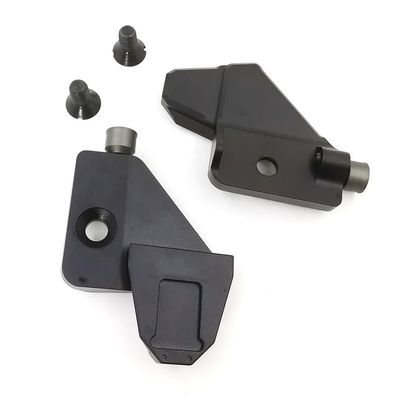 Aimsniper NVG J-Arm Dovetail Mount for AN/PVS-14 Binocular Bridge, Compatible with Folding Binocular Bridge or Flip-to-Side Night Vision System Helmet Mount, 2 Pcs