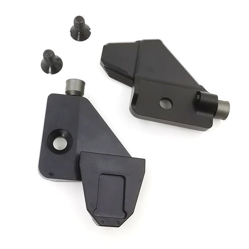 Aimsniper NVG J-Arm Dovetail Mount for AN/PVS-14 Binocular Bridge, Compatible with Folding Binocular Bridge or Flip-to-Side Night Vision System Helmet Mount, 2 Pcs