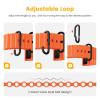 AXPTI For Garmin Fenix 8X/6X Pro Band, 26mm Ocean Silicone Sport Watch Band For Fenix 5X, Fenix 5X Plus, Fenix 7X, Instinct 2X Quatix 6X, Quatix 7X, Enduro 2, Tactix Delta WatchBands(Orange) view 3