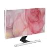 Baocicco Abstract Computer Monitor Cover with Pink Marble Design Full Body Cover for Computer Screen Panel Case Computer Sleeve Compatible with iMac 24, 22-25 PC, Desktop and TV Home Office Computer view 1