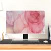 Baocicco Abstract Computer Monitor Cover with Pink Marble Design Full Body Cover for Computer Screen Panel Case Computer Sleeve Compatible with iMac 24, 22-25 PC, Desktop and TV Home Office Computer view 2