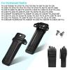 10-Pack KBH-10 Belt Clip for Kenwood TK-270G NX240 NX340 TK260G TK-272G TK-2200 TK-3200 TK-3300 TK-280 TK-380 TK-290 TK-390 TK-260G TK-2302 TK-3302 Two-Way-Radi Belt Clip view 2