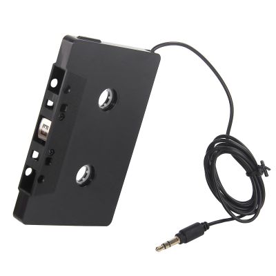 1M Audio Cable 3.5mm Car AUX Cassette Type Adapter For CD Player Phone to Car