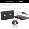 1M Audio Cable 3.5mm Car AUX Cassette Type Adapter For CD Player Phone to Car view 4