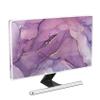 Baocicco Fashion Violet Marble Waterproof 22, 23, 24, 25 Inch Anti-Static Dustproof Creative Design Computer Screen Cover Panel Case Computer Monitor Covers Sleeve Compatible with PC Desktop and TV view 1