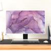 Baocicco Fashion Violet Marble Waterproof 22, 23, 24, 25 Inch Anti-Static Dustproof Creative Design Computer Screen Cover Panel Case Computer Monitor Covers Sleeve Compatible with PC Desktop and TV view 2