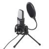 Akozon Gaming USB Microphone RGB Light Desktop Condenser PC Mic for Streaming Podcast Studio view 2