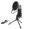 Akozon Gaming USB Microphone RGB Light Desktop Condenser PC Mic for Streaming Podcast Studio view 4
