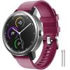 BCMCBV For Garmin Vivoactive 3 Band, 20mm Quick Release Band for Venu, Venu 2 Plus, Venu Sq, Venu Sq 2, Forerunner 245, Forerunner 645, Approach S40/S42(Fuchsia) view 1