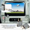 1/8" 1/8 Inch Airplane Flight Headphone Adapter,Dual 3.5mm Male to 3.5mm Female Airplane Headphones Jack Aux Audio Converter Connector (Aluminum Shell) for in-Flight Entertainment Systems view 3