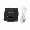 VGA to YPBPR Converter, RGBS SCART Component Converter 1080p SFC N64 Wii MD Saturn Support, Game Screen Color Brightness Adjustable view 1