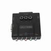 VGA to YPBPR Converter, RGBS SCART Component Converter 1080p SFC N64 Wii MD Saturn Support, Game Screen Color Brightness Adjustable view 2