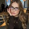 HIGLASS Trendy Rectangle Blue Light Glasses for Women & Men, Small Square Tortoise Frame Retro Fake Eyeglasses view 2