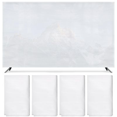 4 Pcs Foam Flat Screen TV Cover for Moving Fits Up to 55'' x 32'' TV Display Screen Protector for Protection During House Moving, Storing, Painting or Home Renovation Packing Cushioning Supplies