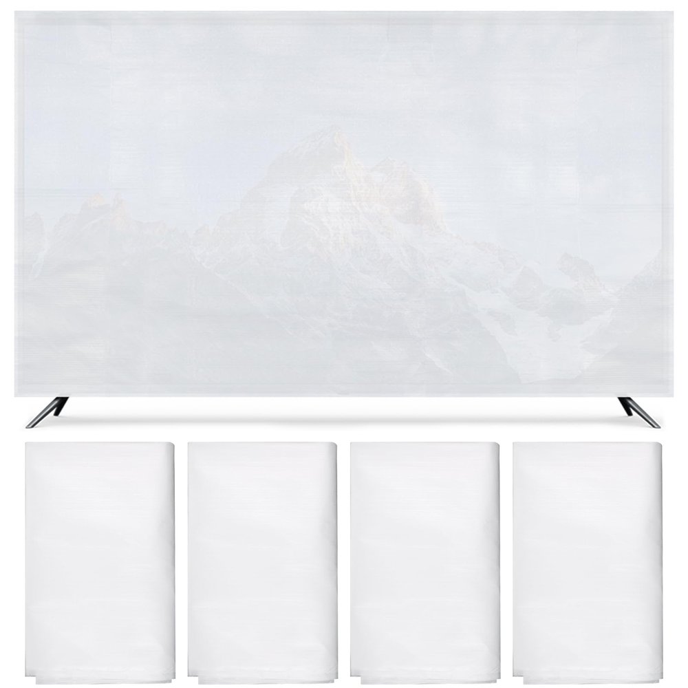 4 Pcs Foam Flat Screen TV Cover for Moving Fits Up to 55'' x 32'' TV Display Screen Protector for Protection During House Moving, Storing, Painting or Home Renovation Packing Cushioning Supplies