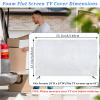 4 Pcs Foam Flat Screen TV Cover for Moving Fits Up to 55'' x 32'' TV Display Screen Protector for Protection During House Moving, Storing, Painting or Home Renovation Packing Cushioning Supplies view 2