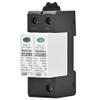DC SPD Surge Protector for 100V-1000V PV Systems, 2-Pole 40kA T2 Level, Replaceable Module, Solar Panel Lightning Protection, Overvoltage Protection (500V) view 1