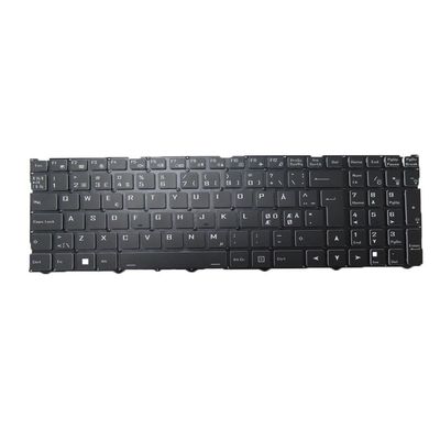 Laptop Backlit Keyboard for CLEVO PB70 PB70DDS PB70DF1 PB70DF2 PB70ED PB70ED-G PB70EF PB70EF-G PB70RC PB70RD PB70RF Nordic NE Black No Frame New