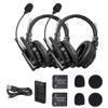 SYNCO XTalk XMax2 Wireless Intercom Headset System with Dual-Ear Design Telephone Headsets Communication System Random Master Device,2.4GHz Full Duplex 500 M/1640 FT Real-time Monitoring view 1
