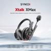 SYNCO XTalk XMax2 Wireless Intercom Headset System with Dual-Ear Design Telephone Headsets Communication System Random Master Device,2.4GHz Full Duplex 500 M/1640 FT Real-time Monitoring view 2