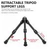WEISUYUUS Travel Small Tripod for DSLR Cameras and Action Cameras with Adjustable Angles and Lightweight view 2