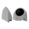 Advanblack Billiard Gray 6.5 Inch King Tour Trunk Pack Rear Speaker Pods Rear Speakers Fits for Harley Touring Electra Glide Street Glide Road Glide Ultra Limited Tri Glide 2014-2025,Left and Right view 2