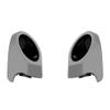 Advanblack Billiard Gray 6.5 Inch King Tour Trunk Pack Rear Speaker Pods Rear Speakers Fits for Harley Touring Electra Glide Street Glide Road Glide Ultra Limited Tri Glide 2014-2025,Left and Right view 3