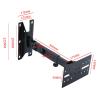 AsrMyjcx PA Speaker Mount Support Speaker Stand Wall Mount Retractable Easy to Install Adjustable Heavy Duty for Office Living Room view 3