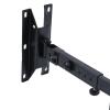 AsrMyjcx PA Speaker Mount Support Speaker Stand Wall Mount Retractable Easy to Install Adjustable Heavy Duty for Office Living Room view 4