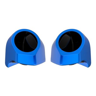 Advanblack Blue Burst 6.5 Inch King Tour Trunk Pack Rear Speaker Pods Rear Speakers Fits for Harley Touring Electra Glide Street Glide Road Glide Ultra Limited Tri Glide 2014-2025,Left and Right