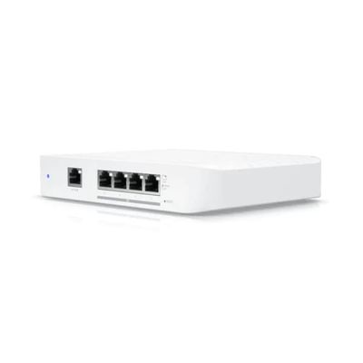 UBIQUITI UniFi Switch Flex XG - Layer 2 switch with 4 10GbE RJ45 ports and 1 GbE, 802.3at PoE+ RJ45 input. (Renewed)