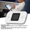 4G LTE USB Modem, 4G LTE WiFi Modem with Micro SIM Card Slot, 300Mbps Unlocked Mobile Router Pocket Mobile Hotspot, Up to 10 Users, for Europe Asia view 4