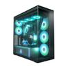 ARCTIC Xtender VG (Mirror Black) with Vertical GPU Mount - PC Case, Mirrored Glass, 2 x 420 mm Radiator Support, Full Tower, Big Tower, E-ATX, 5X A-RGB Fans pre-Mounted - Black view 2