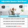 Pair of Adjustable Speaker Mount for Samsung Q990C/Q990D/Q990F/Q930C/Q930F/Q910D Speaker Wall Mount - Heavy Duty Wall Mount Speakers Bracket for Samsung Q Series Rear Speaker Wall Mount Up to 30Lbs view 2