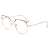 Firmoo Blue Light Blocking Glasses for Woman, Cat Eye Anti Blue Light Computer Glasses for Screen Glare, Anti UV Fatigue Headache Glasses Black Gold view 1