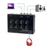 Tassteen Preamp EQ207 7 Band Equalizers Sound Modifiers DC12V Power Input Audio Mixer Us Plug view 3